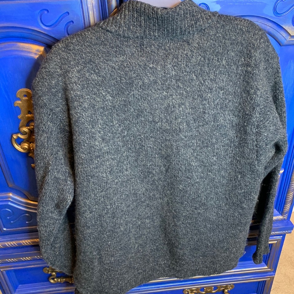 Woolrich Fleece Zip Sweater PullOver Jacket Medium - Picture 4 of 5